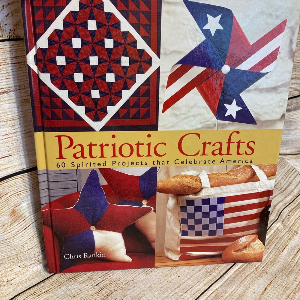 Patriotic crafts hardcover book